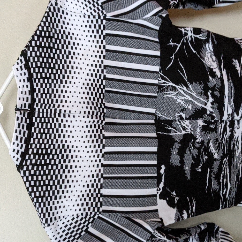 Balenciaga Mixed Pattern Dress - Picture 6 of 6